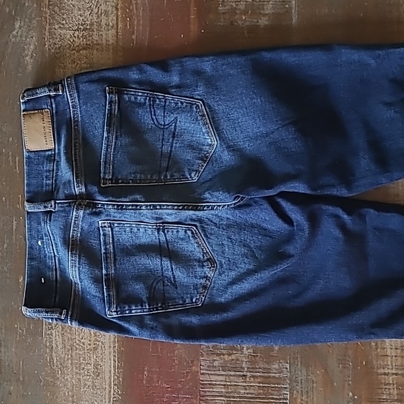 American Eagle curvy hi-rise jegging blue jeans womens size 0 Short - Picture 5 of 7